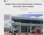 Begini Tips Aman Berkendara di Bulan Juni dari Asmo Kalbar