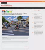 Hangatnya Kebersamaan di Tepi Pantai, Pengguna Scoopy Singkawang Riding Berpasangan
