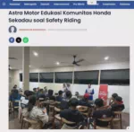 Astra Motor Edukasi Komunitas Honda Sekadau soal Safety Riding