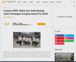 Lulusan AHRS, Mario dan Veda Bersiap Jalani Tantangan di Ajang Grand Prix 2026