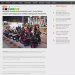 Bertajuk Scoopy Velocreativity Part 2, Astra Motor Kalbar Ajak Paguyuban HWBC Keliling Kota Pontianak