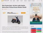 New Honda Stylo 160 Kini Lebih Stylish, Warna Baru Perkuat Kesan Modern Klasik