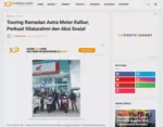Touring Ramadan Astra Motor Kalbar, Perkuat Silaturahmi dan Aksi Sosial