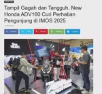 Tampil Gagah dan Tangguh, New Honda ADV160 Curi Perhatian Pengunjung di IMOS 2025