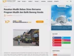Rasakan Mudik Bebas Stres Bersama Program Mudik dan Balik Bareng Honda