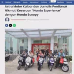 Astra Motor Kalbar dan Jurnalis Pontianak Nikmati Keseruan “Honda Experience” dengan Honda Scoopy