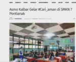Asmo Kalbar Gelar #Cari_aman di SMKN 7 Pontianak