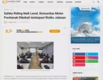 Safety Riding Naik Level, Komunitas Motor Pontianak Dibekali Antisipasi Risiko Jalanan