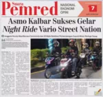 Asmo Kalbar Sukses Gelar Night Ride Vario Street Nation, Anggota Honda West Borneo Community dan All Matic Buktikan Perkembangan Sepeda Motor Berlogo Sayap
