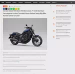 Honda Rebel 500 dan 1100 Bersolek, PT AHM Berikan Penyegaran untuk Tambah Daya Gahar Sang Big Bike Honda Urban Cruiser