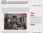 Pelatihan Jurnalistik ANTARA Kalbar 2025 Siapkan Generasi Muda Melek Informasi