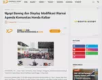 Ngopi Bareng dan Display Modifikasi Warnai Agenda Komunitas Honda Kalbar