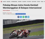 Pebalap Binaan Astra Honda Kembali Membanggakan di Balapan Internasional