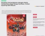 Rayakan Kemerdekaan dengan Motor Honda Baru Bagi Warga Sambas, Cicilan Mulai Rp 800 Ribuan
