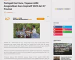 Peringati Hari Guru, Yayasan AHM Anugerahkan Guru Inspiratif 2025 dari 37 Provinsi