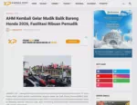 AHM Kembali Gelar Mudik Balik Bareng Honda 2026, Fasilitasi Ribuan Pemudik