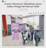 Promo “Romansa” Dihadirkan Asmo Kalbar Hingga 28 Februari 2026
