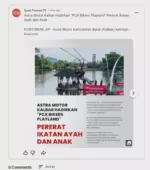 Astra Motor Kalbar Hadirkan "PCX Bikers Playland" Pererat Ikatan Ayah dan Anak