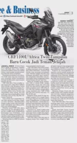 CRF1100L Africa Twin Tampilan CRF1100L Africa Twin Tampilan Baru Cocok Jadi Teman Jelajah