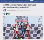 AHRT Dominasi Podium Seri Keempat Mandalika Racing Series 2025