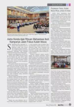Astra Honda Ajak Ribuan Mahasiswa Ikuti Kampanye Jalan Fokus Kuliah Mulus