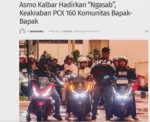 Asmo Kalbar Hadirkan “Ngasab”, Keakraban PCX 160 Komunitas Bapak-Bapak