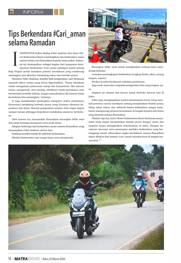 Tips Berkendara #Cari_aman selama Ramadan