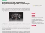 AHM Luncurkan New Honda ADV160 dengan Desain Gagah dan Fitur RoadSync
