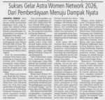 Sukses Gelar Astra Women Network 2026,Dari Pemberdayaan Menuju Dampak Nyata