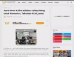 Astra Motor Kalbar Edukasi Safety Riding untuk Komunitas, Tekankan #Cari_aman