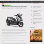 Diperbaharui oleh AHM, Honda Forza Tampil Semakin Berkelas Pertegas Karakter Eksklusif Skutik Premium