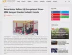Astra Motor Kalbar Uji Kompetensi Siswa SMK dengan Standar Industri Honda