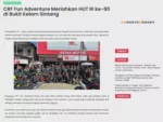 CRF Fun Adventure Meriahkan HUT RI ke-80 di Bukit Kelam Sintang
