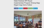Gelar Edukasi SR Wujud Implementasi Program Sinergi Bagi Negeri bagi Asmo Kalbar