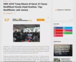 HMC 2025 Tutup Musim di Garut: 81 Karya Modifikasi Honda Unjuk Kualitas, Tiga Modifikator Jadi Jawara
