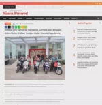 Rolling City Semarak Bersama Jurnalis dan Blogger, Astra Motor Kalbar Suskes Gelar Honda Experience
