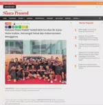 Ratusan Pelari Padati Terbirit Birit Fun Run 5K Astra Motor Kalbar, Semangat Sehat dan Kebersamaan Menggema