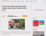 Lewat Honda CARE, Astra Motor Kalbar Pastikan Motor Honda Tetap Prima dan Aman
