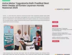 Astra Motor Yogyakarta Raih Predikat Best Main Dealer di Kontes Layanan Honda Nasional 2025