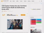 AHM Siapkan Puluhan Bus dan Truk Motor untuk Program Mudik dan Balik Bareng Honda 2026