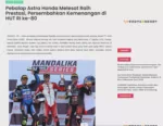 Pebalap Astra Honda Melesat Raih Prestasi, Persembahkan Kemenangan di HUT RI ke-80