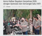 Asmo Kalbar Rayakan Harpelnas 2026 dengan Apresiasi dan Semangat Satu HATI