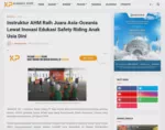 Instruktur AHM Raih Juara Asia-Oceania Lewat Inovasi Edukasi Safety Riding Anak Usia Dini