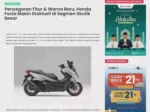 Penyegaran Fitur &amp; Warna Baru, Honda Forza Makin Eksklusif di Segmen Skutik Besar