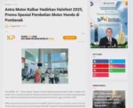 Astra Motor Kalbar Hadirkan Halofest 2025, Promo Spesial Pembelian Motor Honda di Pontianak