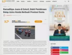 Ramadhipa Juara di Estoril, Bukti Pembinaan Balap Astra Honda Berbuah Prestasi Dunia