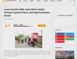 Lewat Honda CARE, Astra Motor Kalbar Perkuat Layanan Purna Jual bagi Konsumen Honda