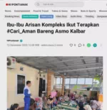Ibu-Ibu Arisan Kompleks Ikut Terapkan #Cari_Aman Bareng Asmo Kalbar