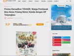 Promo Ramadhan TEHAER, Warga Pontianak Bisa Bawa Pulang Motor Honda dengan DP Terjangkau