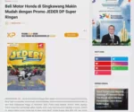 Beli Motor Honda di Singkawang Makin Mudah dengan Promo JEDER DP Super Ringan